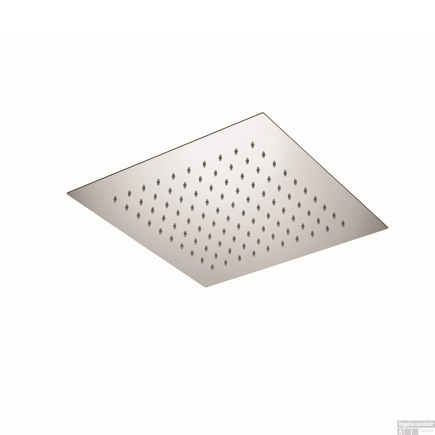 Hoofddouche Belleza Bagno ClipOn Inbouw Regendouche Vierkant 34x34 Cm Mat Wit - Afbeelding 2