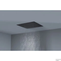 Hoofddouche Belleza Bagno ClipOn Inbouw Regendouche Vierkant 34x34 Cm Mat Zwart
