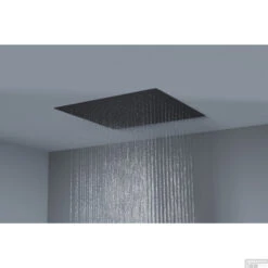 Hoofddouche Belleza Bagno ClipOn Inbouw Regendouche Vierkant 44x44 Cm Mat Zwart
