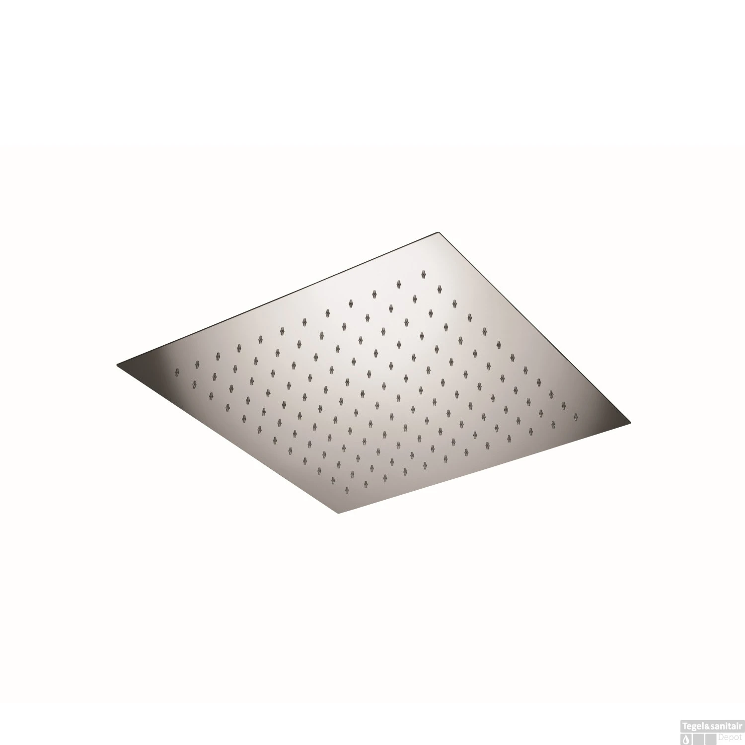 Hoofddouche Belleza Bagno ClipOn Inbouw Regendouche Vierkant 44x44 Cm Mat Zwart - Afbeelding 2