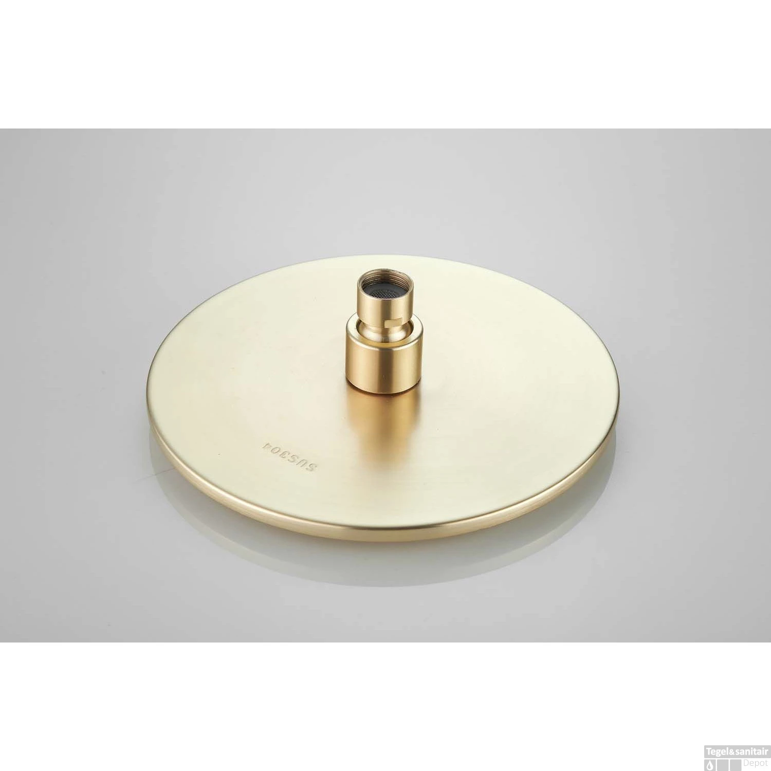 Hoofddouche Boss & Wessing Vision Rond 20 Cm Mat Goud 2 Hoofddouche Boss & Wessing Vision Rond 20 Cm Mat Goud - Afbeelding 2