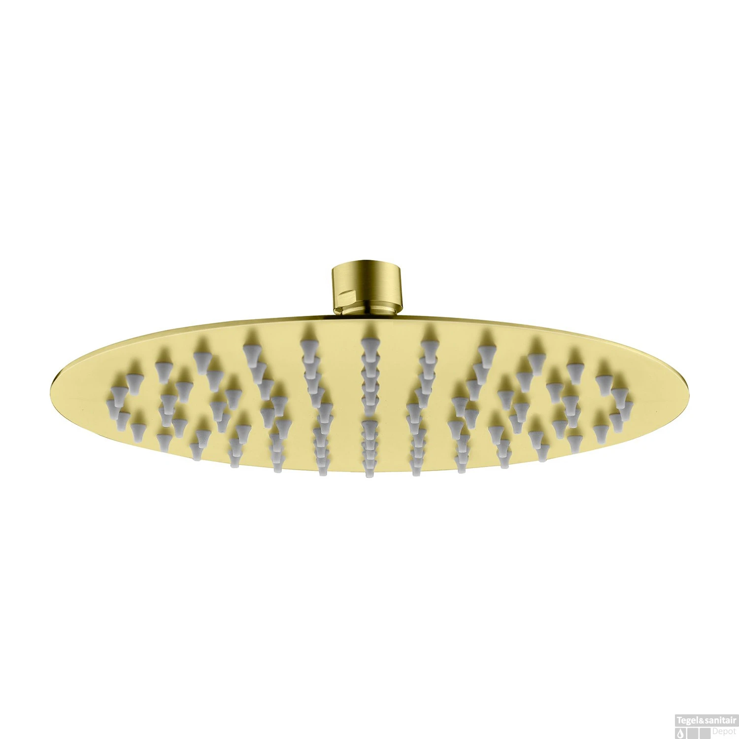 Hoofddouche BWS Colorato Rond 30 Cm Geborsteld Goud 1 Hoofddouche BWS Colorato Rond 30 Cm Geborsteld Goud