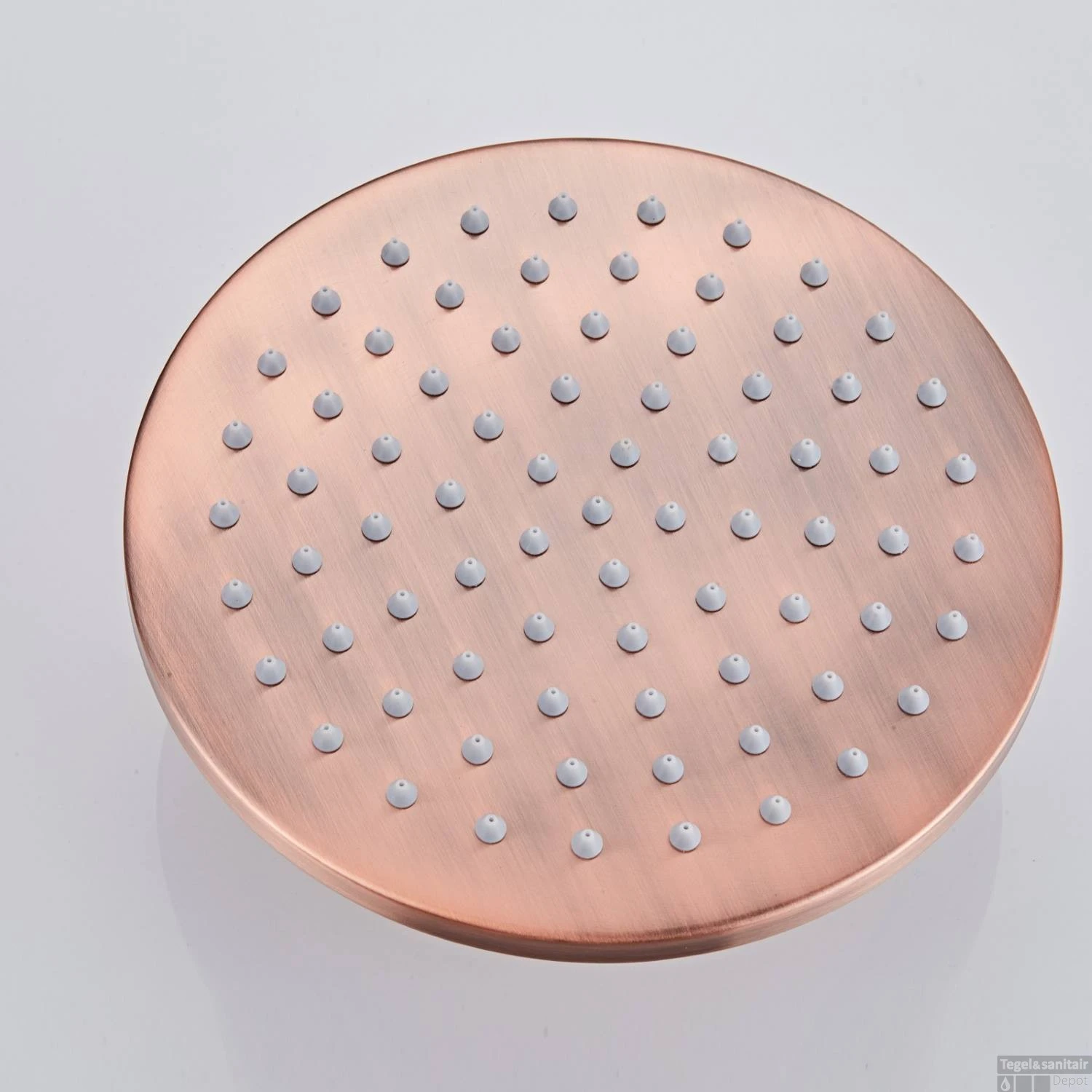 Hoofddouche BWS Koper 20 Cm Geborsteld Koper 1 Hoofddouche BWS Koper 20 Cm Geborsteld Koper