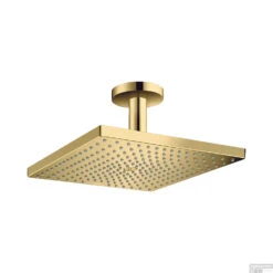 Hoofddouche HansGrohe Raindance E 300 1jet Plafondbevestiging Gepolijst Goud
