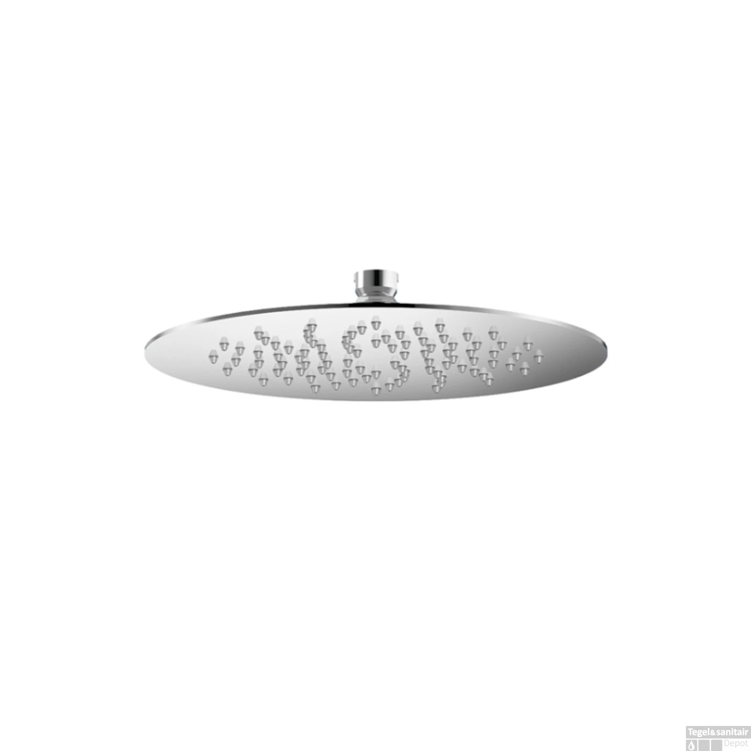 Hoofddouche Hotbath Mate Opbouw Ultra Dun 24 Cm Geborsteld Nikkel