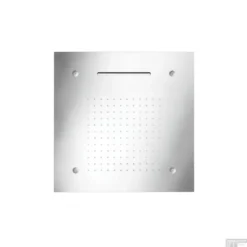 Hoofddouche Met Kleur LED-Verlichting Herzbach Living Spa Gepolijst Chroom (drie Standen)