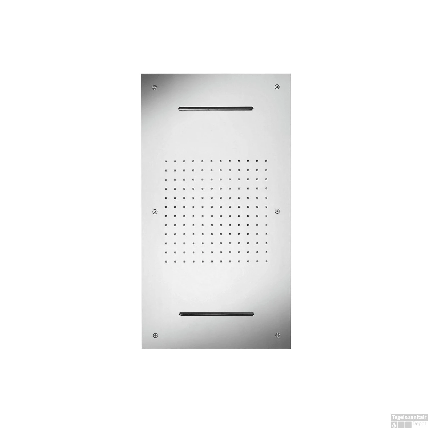 Hoofddouche Met Kleur LED-Verlichting Herzbach Living Spa Gepolijst Chroom (twee Standen)