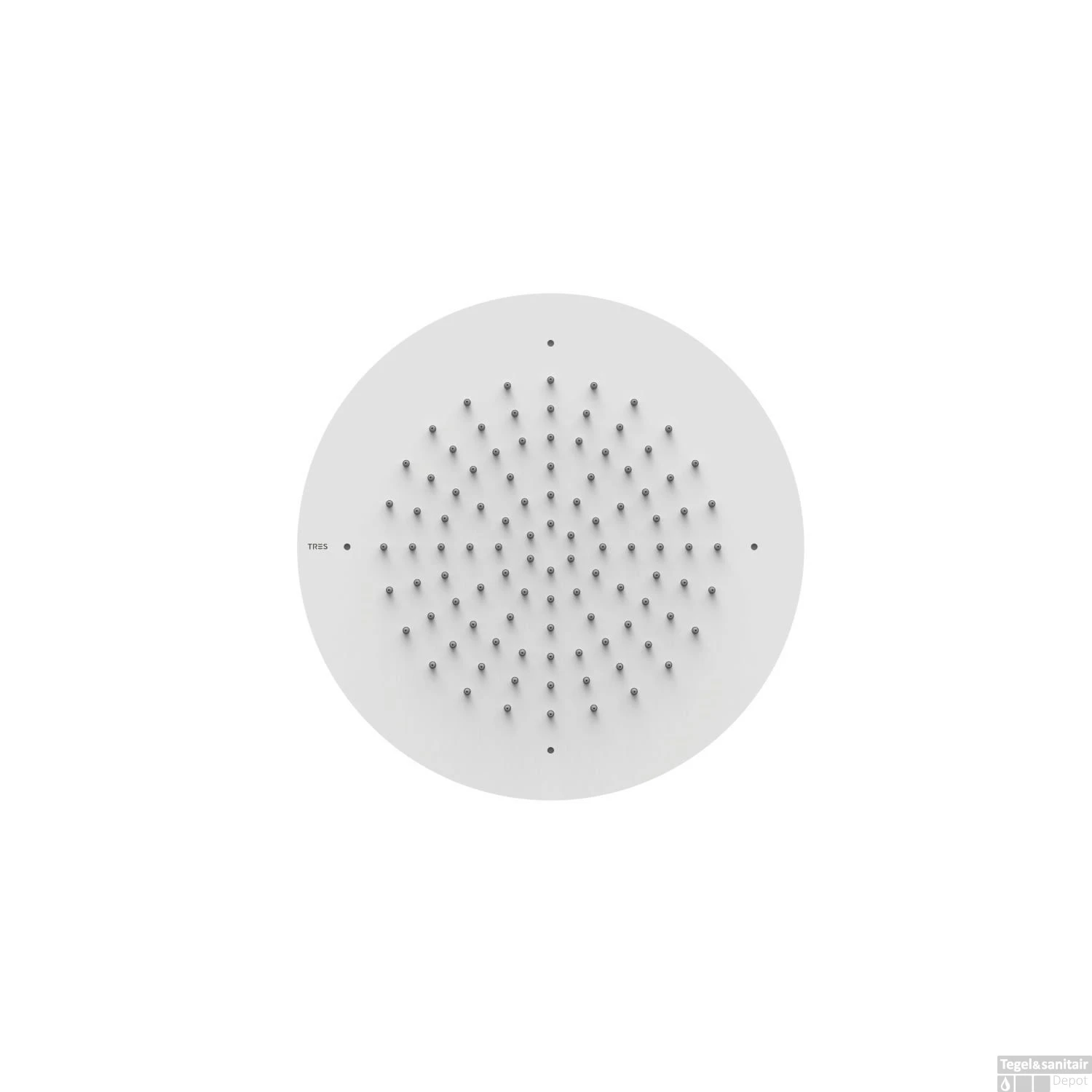 Hoofddouche Tres Plafond 38 Cm Rond Mat Wit