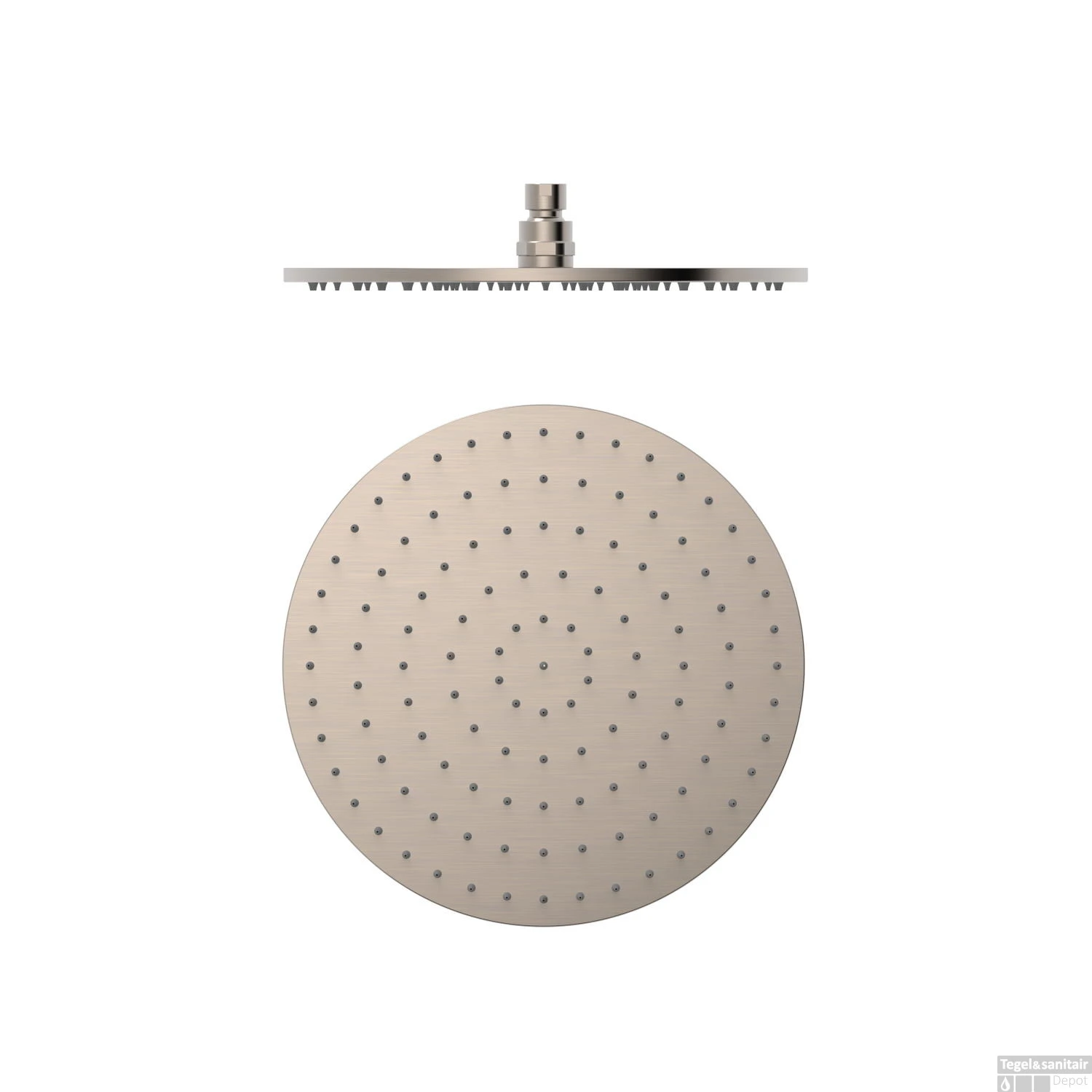 Hoofddouche Tres Plafonduitloop 30 Cm Rond Staal