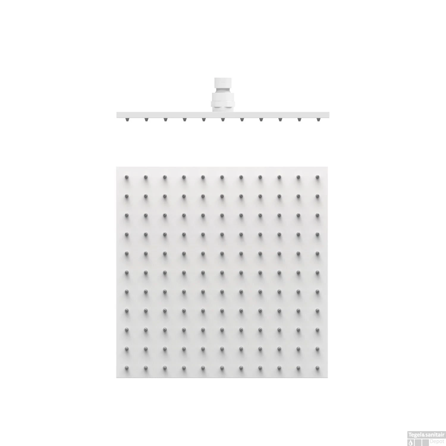 Hoofddouche Tres Plafonduitloop 30x30 Cm Mat Wit