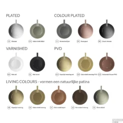 Wastafelmengkraan Hotbath Cobber 1-hendel Recht 28.6 Cm Mat Wit -Baden Luxe Verkoop hothbath kleurenstaal 179