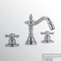 Huber Croisette 3 Gats Bidetmengkraan Goud 266.CS01H.AG