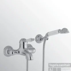 Huber Croisette Badmengkraan Met Handdoucheset Chroom CM.000120.21