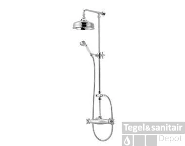 Huber Croisette Thermostatische Doucheset Goud 390CS01HAG 1 Huber Croisette Thermostatische Doucheset Goud 390CS01HAG