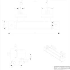 Huber Ego Thermostatische Douchekraan 82001HCR