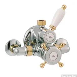 Huber Victorian Douchethermostaat Chroom 150.VT51HCR -Baden Luxe Verkoop huber victorian douchethermostaat chroom 150vt51hcr 0