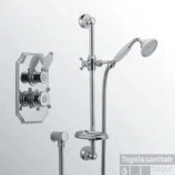 Huber Victorian Thermostatische Inbouw Doucheset Goud 910.VT01H.AG