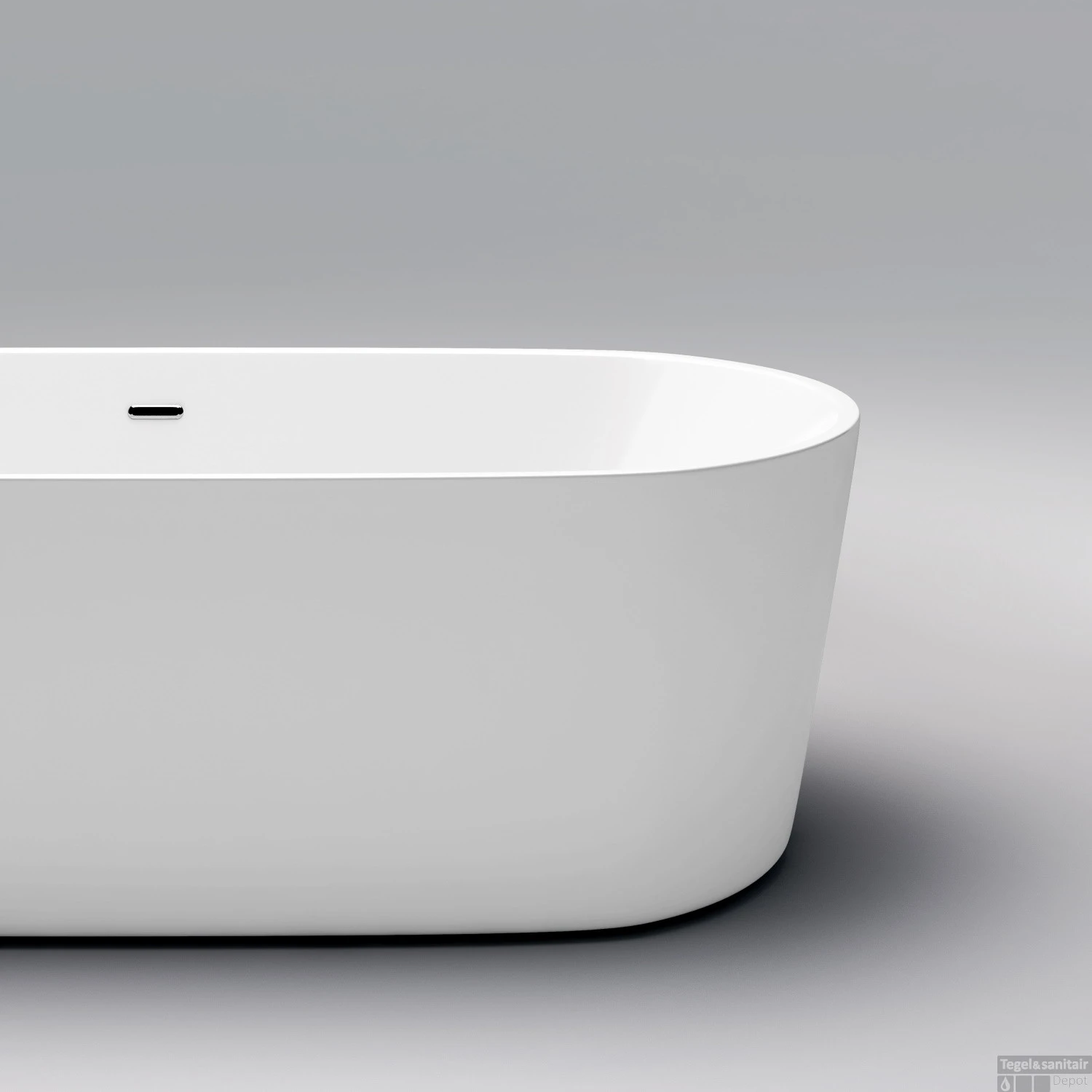 Clou InBe Vrijstaand Ligbad Ovaal 178x80x56 Cm Met Overloop Acryl Wit 5 Clou InBe Vrijstaand Ligbad Ovaal 178x80x56 Cm Met Overloop Acryl Wit - Afbeelding 5