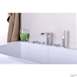 Badrandkraan Sapho Infiniti 3-knop Mengkraan Compleet 5-gats Chroom -Baden Luxe Verkoop iftech5 badrandkraan sapho infiniti 3 knop mengkraan compleet 5 gats chroom 1