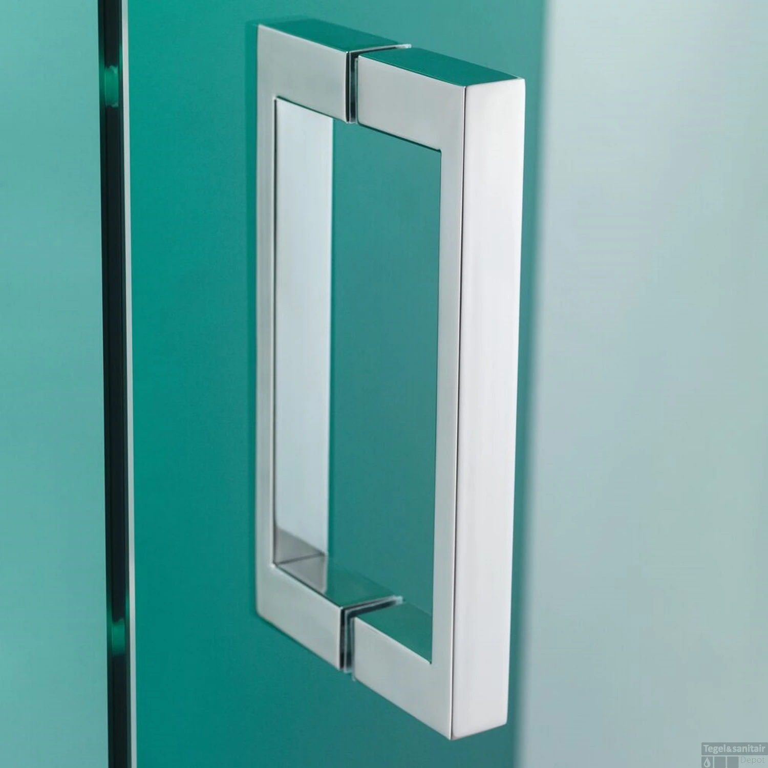 Nisdeur By Sealskin 'I AM' 80x200 Cm Pendeldeuren Chroom/Zilver Helder Glas Antikalk - Afbeelding 3