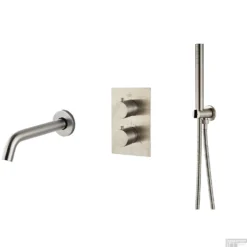 Inbouw Badkraan Boss & Wessing Exclusive Thermostatisch Met Handdoucheset RVS