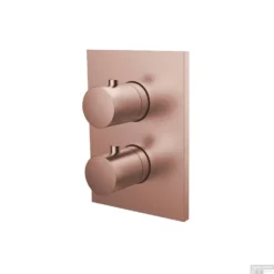 Inbouw Douchekraan 2-Weg Herzbach Design IX Thermostatisch PVD-Coating Koper