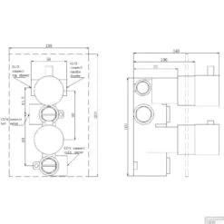 BWS Inbouw Regendouche | 30cm Stortdouche Met Plafonduitloop | Mat Zwart -Baden Luxe Verkoop inbouw regendouche set boss wessing plafonduitloop ronde hoofddouche 30 cm mat zwart tech