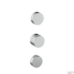 Inbouw Thermostaatkraan GRB InCool 2-Wegs Verticaal Chroom