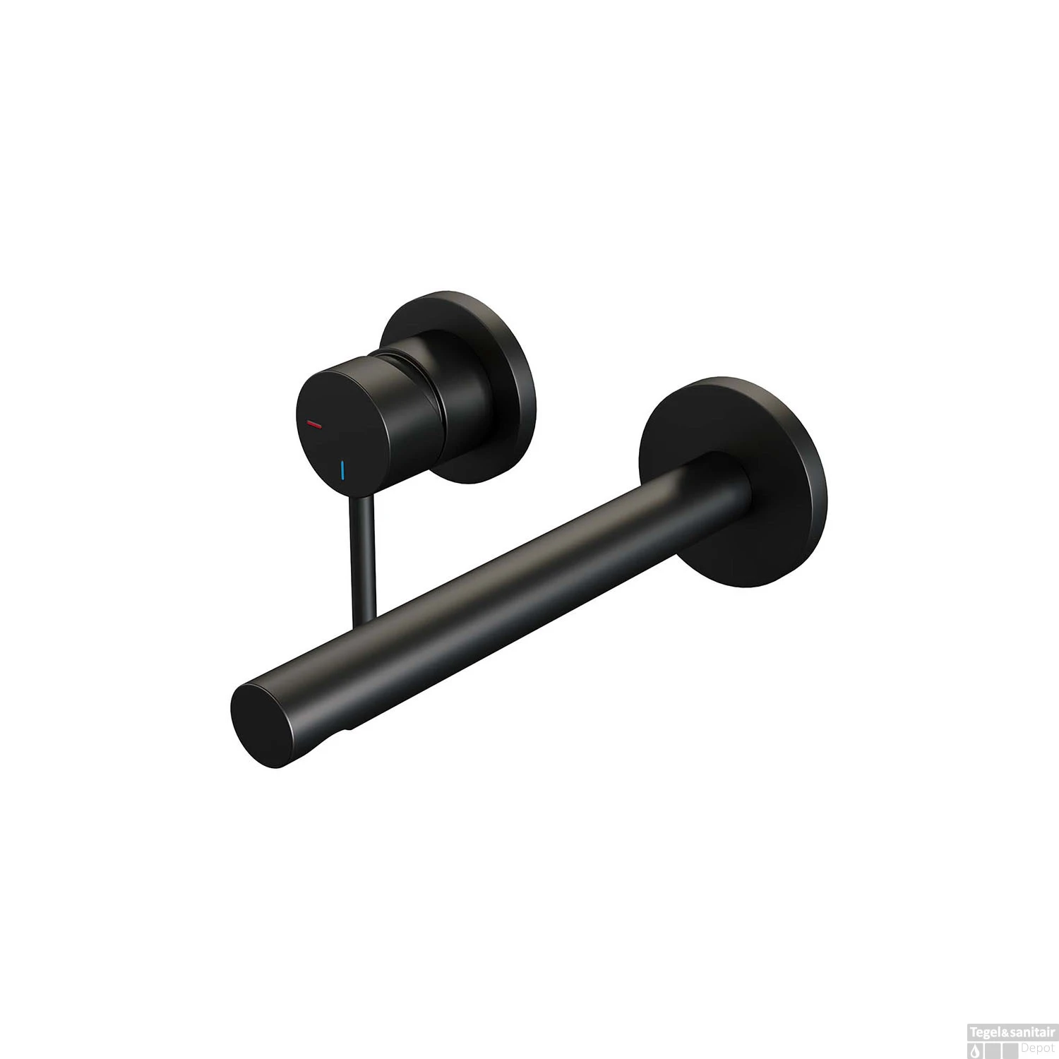 Inbouw Wastafelmengkraan Brauer Black Edition Coldstart Rechte Uitloop Ronde Hendel Links Mat Zwart Met Rozetten 1 Inbouw Wastafelmengkraan Brauer Black Edition Coldstart Rechte Uitloop Ronde Hendel Links Mat Zwart Met Rozetten