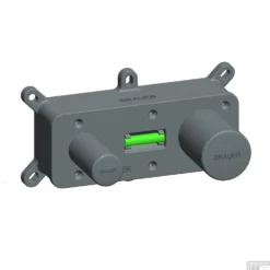 Inbouw Wastafelmengkraan Brauer Brushed Edition Coldstart Gebogen Uitloop Ronde Hendel Rechts Geborsteld RVS PVD Met Rozetten -Baden Luxe Verkoop inbouw wastafelmengkraan brauer coldstart eenhendel energiebesparend geborsteld nikkel 3