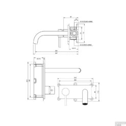 Inbouw Wastafelmengkraan Brauer Copper Edition Coldstart Gebogen Uitloop Platte Hendel Links Geborsteld Koper PVD Met Afdekplaat -Baden Luxe Verkoop inbouw wastafelmengkraan brauer copper edition platte hendel gebogen uitloop geborsteld koper met afdekplaat tec