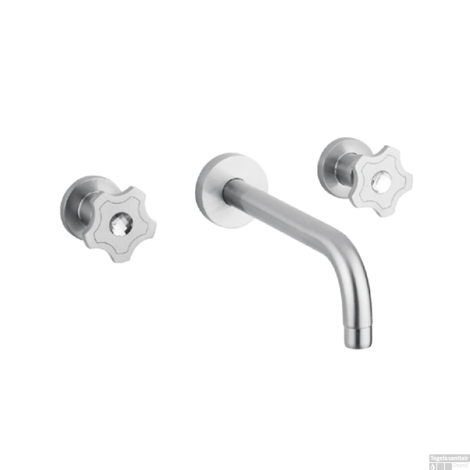 Inbouw Wastafelmengkraan Sanimex Giulini Tweeknops 20cm Inclusief G-Link Inbouwdeel Chroom 1 Inbouw Wastafelmengkraan Sanimex Giulini Tweeknops 20cm Inclusief G-Link Inbouwdeel Chroom