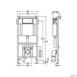 Viega EcoPlus Toiletset Set01 B&W Basic Smart Met Visign For Style 10 Drukplaat -Baden Luxe Verkoop inbouwreservoir viega ecoplus 622190 tech 15