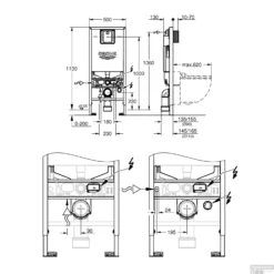 Inbouwreservoir Grohe Rapid SLX Met Afvoerbocht -Baden Luxe Verkoop inbouwreservoir grohe rapid slx met afvoerbocht tech