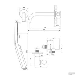 Inbouwthermostaatset Brauer Chrome Carving Incl Baduitloop En 3 Standen Handdouche Chroom -Baden Luxe Verkoop inbouwthermostaatset brauer chrome carving incl baduitloop en 3 standen handdouche chroom tec
