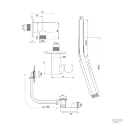 Inbouwthermostaatset Brauer Chrome Incl 3 Standen Handdouche En Badafvoer Chroom -Baden Luxe Verkoop inbouwthermostaatset brauer chrome incl 3 standen handdouche en badafvoer chroom tec