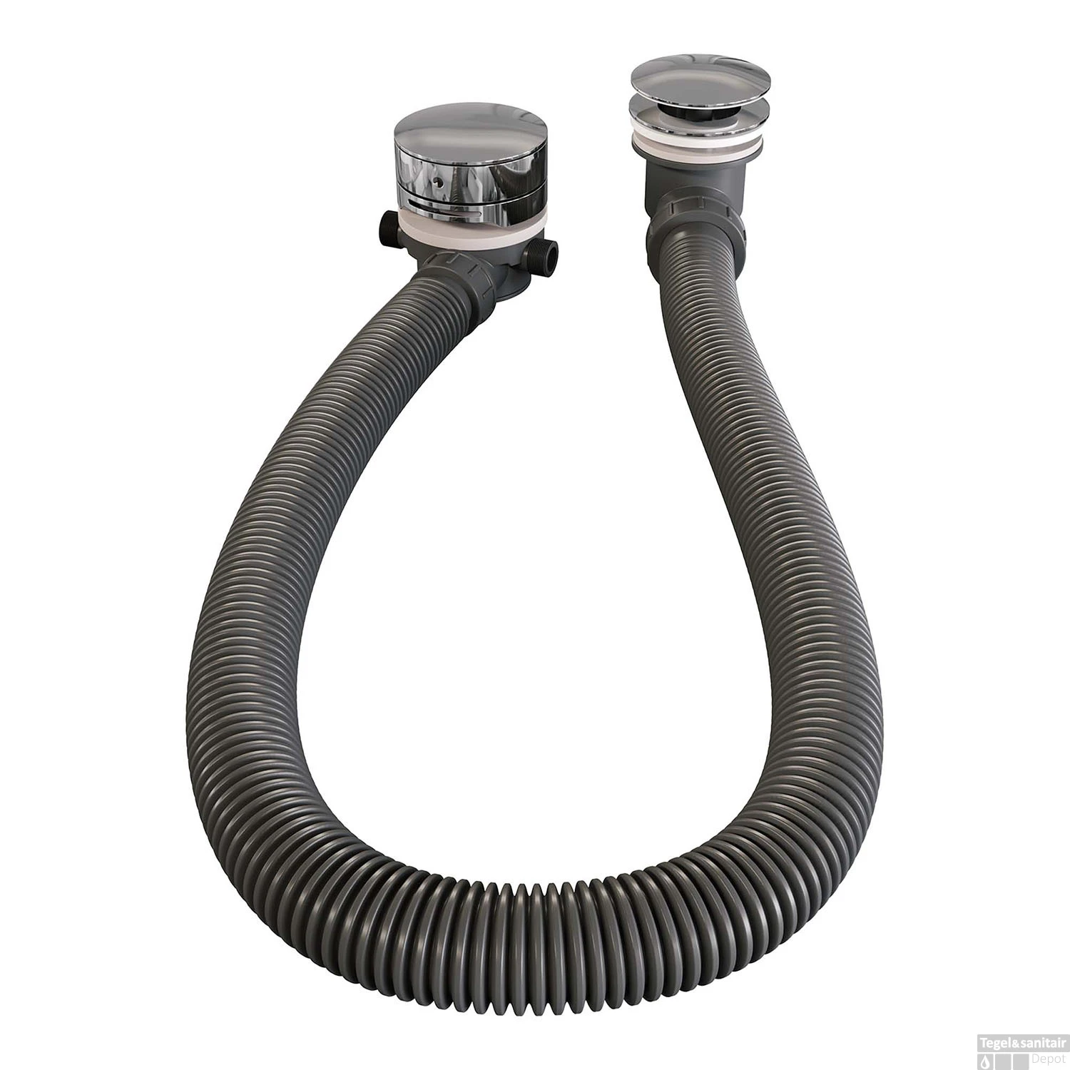 Inbouwthermostaatset Brauer Chrome Incl Staafhanddouche En Badafvoer Chroom 6 Inbouwthermostaatset Brauer Chrome Incl Staafhanddouche En Badafvoer Chroom - Afbeelding 6