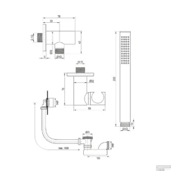 Inbouwthermostaatset Brauer Copper Incl Staafhanddouche En Badafvoer Koper -Baden Luxe Verkoop inbouwthermostaatset brauer copper incl staafhanddouche en badafvoer koper tec