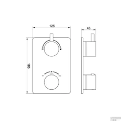 Inbouwthermostaatset Wiesbaden Caral Rond 30cm Plafonduitloop Geborsteld Messing Goud PVD Coating 8 Inbouwthermostaatset Wiesbaden Caral Rond 30cm Plafonduitloop Geborsteld Messing Goud PVD Coating -Baden Luxe Verkoop inbouwthermostaatset wiesbaden caral rond geborsteld messing goud tech4 1