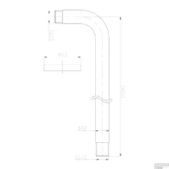 Inbouwthermostaatset Wiesbaden Caral Rond 30cm Muuruitloop Geborsteld RVS PVD Coating -Baden Luxe Verkoop inbouwthermostaatset wiesbaden caral rond muur geborsteld rvs tech 1