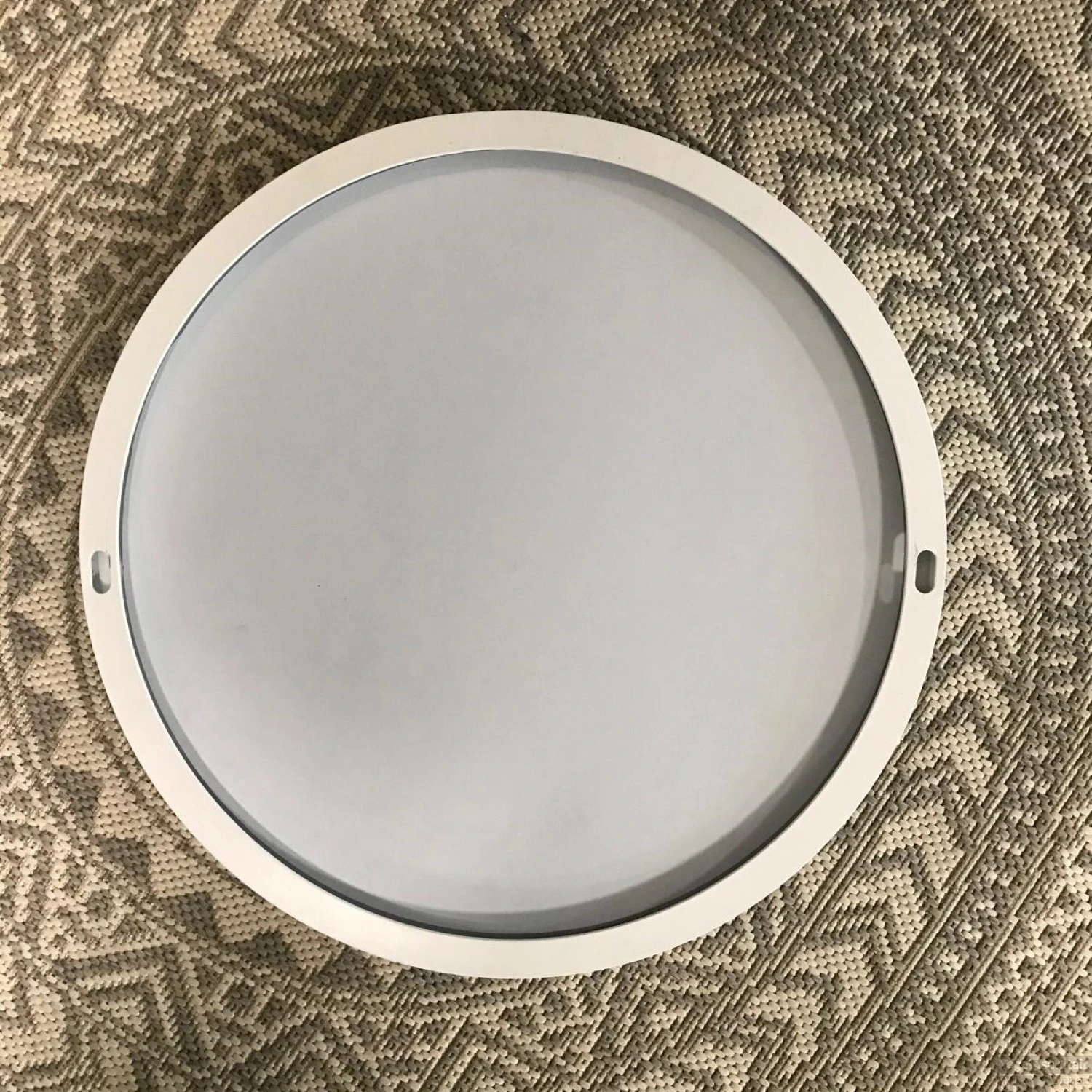 Ink Spiegel Rond Mat Wit Aluminium Kader (Alle Maten Beschikbaar) - Afbeelding 2