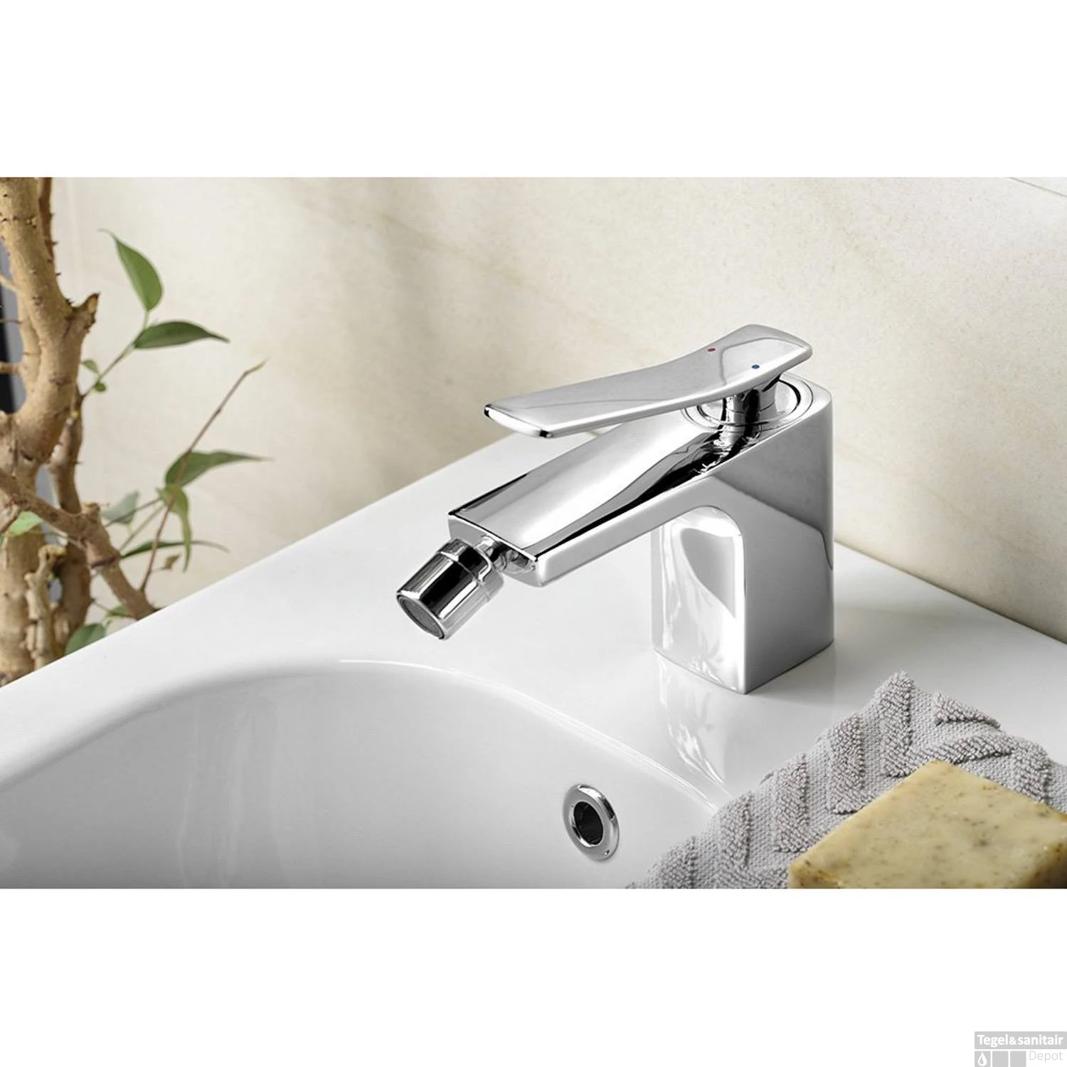 Bidetmengkraan Sapho Jumper 1-hendel 14.1 Cm Chroom 5 Bidetmengkraan Sapho Jumper 1-hendel 14.1 Cm Chroom - Afbeelding 5