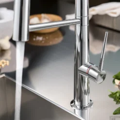 Keukenkraan Salenzi Giro Uitklapbaar Zwart Chroom -Baden Luxe Verkoop keukenkraan salenzi giro uitklapbaar chroom sfeer6 1 1 1