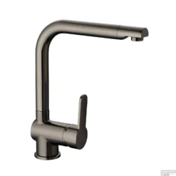 Keukenmengkraan Schutte Rio Hoge Draaibare Uitloop Glanzend Grafiet