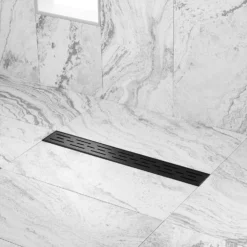 Mat Zwarte RVS Douchegoot Flens Met Uitneembaar Sifon 140x7cm 6,7cm Diep MAT ZWART ROOSTER 17 Mat Zwarte RVS Douchegoot Flens Met Uitneembaar Sifon 140x7cm 6,7cm Diep MAT ZWART ROOSTER -Baden Luxe Verkoop koh3376810100black mat zwarte rvs douchegoot flens met uitneembaar sifon 140x7cm 6 7cm diep mat zwart rooster