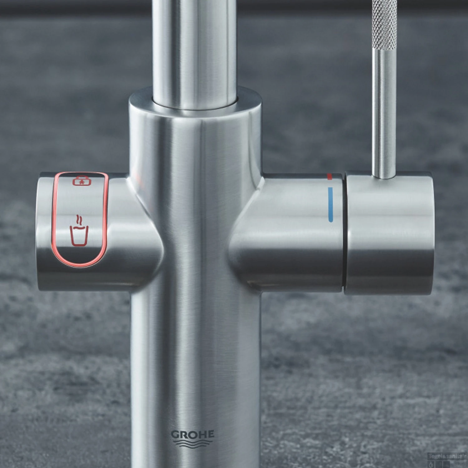 Kokendwaterkraan Grohe Red New Duo Met L Uitloop En L Size Boiler RVS - Afbeelding 4