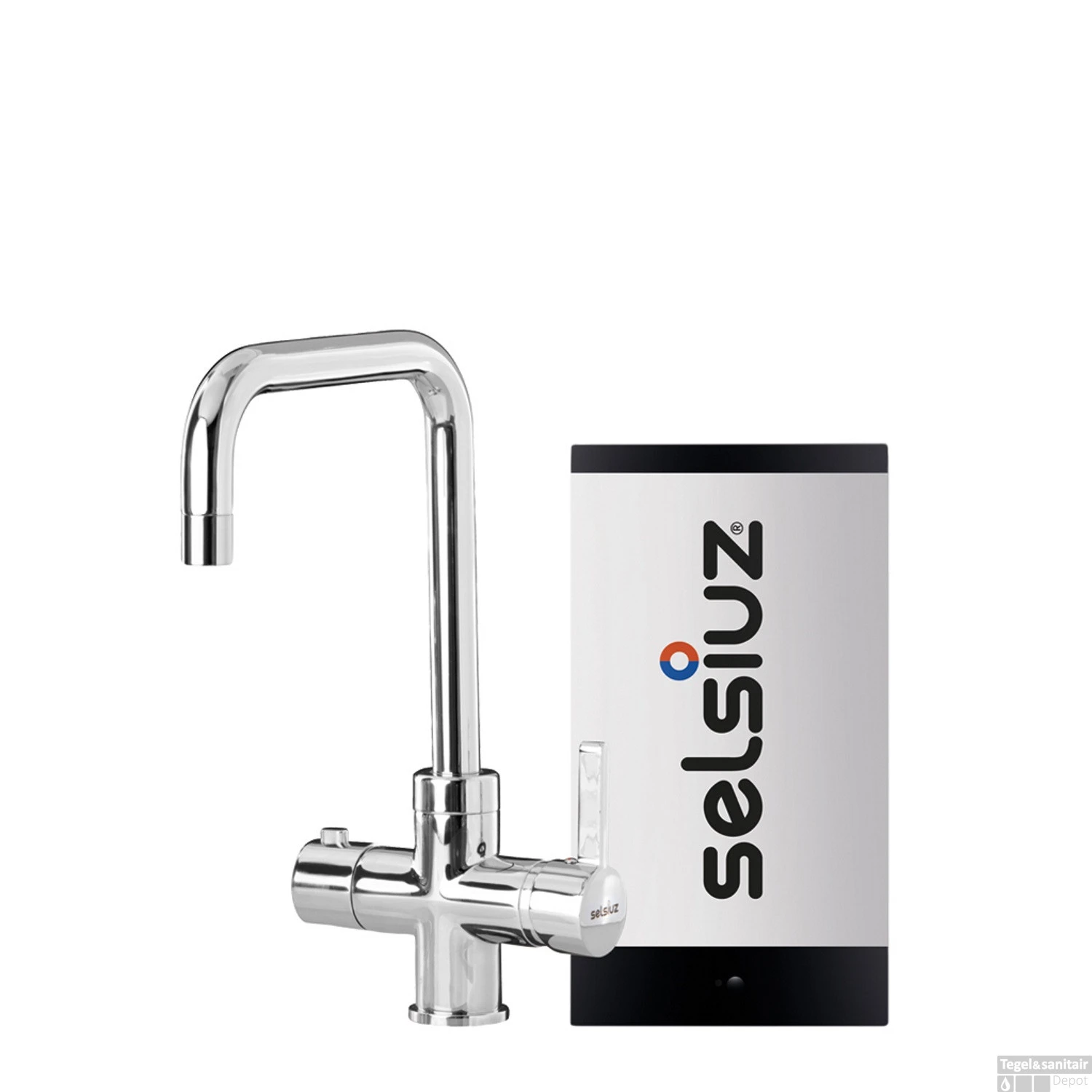 Kokendwaterkraan Selsiuz Haaks Chroom Inclusief Single Boiler 1 Kokendwaterkraan Selsiuz Haaks Chroom Inclusief Single Boiler