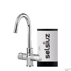 Kokendwaterkraan Selsiuz Rond Chroom Inclusief Combi Extra Boiler
