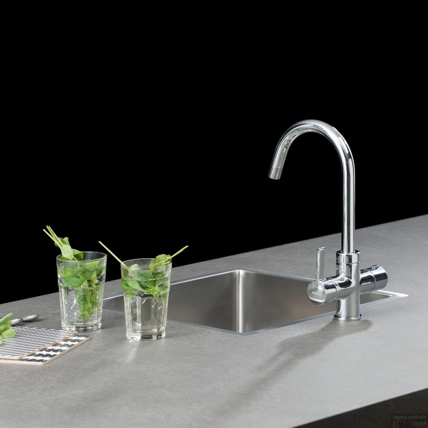 Kokendwaterkraan Selsiuz Rond Chroom Inclusief Single Boiler 7 Kokendwaterkraan Selsiuz Rond Chroom Inclusief Single Boiler - Afbeelding 7