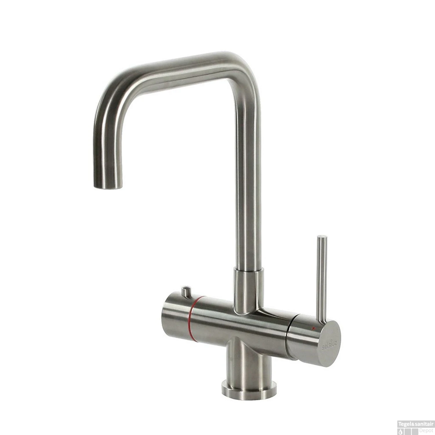 Kokendwaterkraan Selsiuz Steel Haaks RVS Inclusief Combi Extra Boiler 2 Kokendwaterkraan Selsiuz Steel Haaks RVS Inclusief Combi Extra Boiler - Afbeelding 2